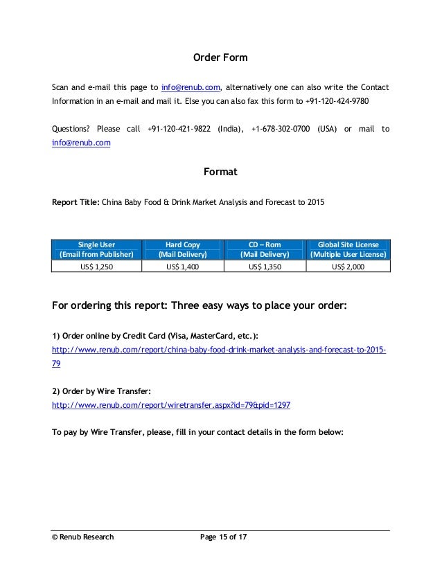 Baby Food In China A Market Analysis Baby Food In China A Market Analysis