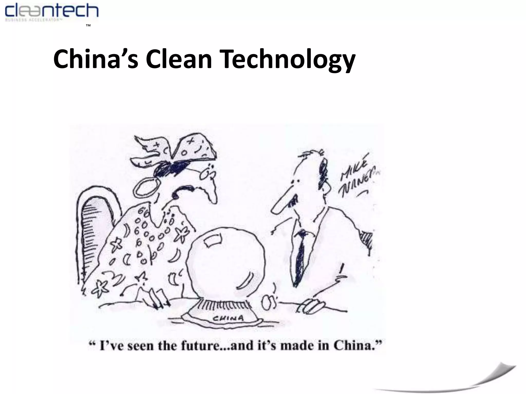 China’s CommitmentsObjective: 45% carbon intensity reduction by 2020Carbon intensity = carbon emissions per unit of GDPBackground: Since 2003 China’s carbon intensity was going up - meaning carbon was growing faster than economy!How are they to achieve this?15% renewable energy target