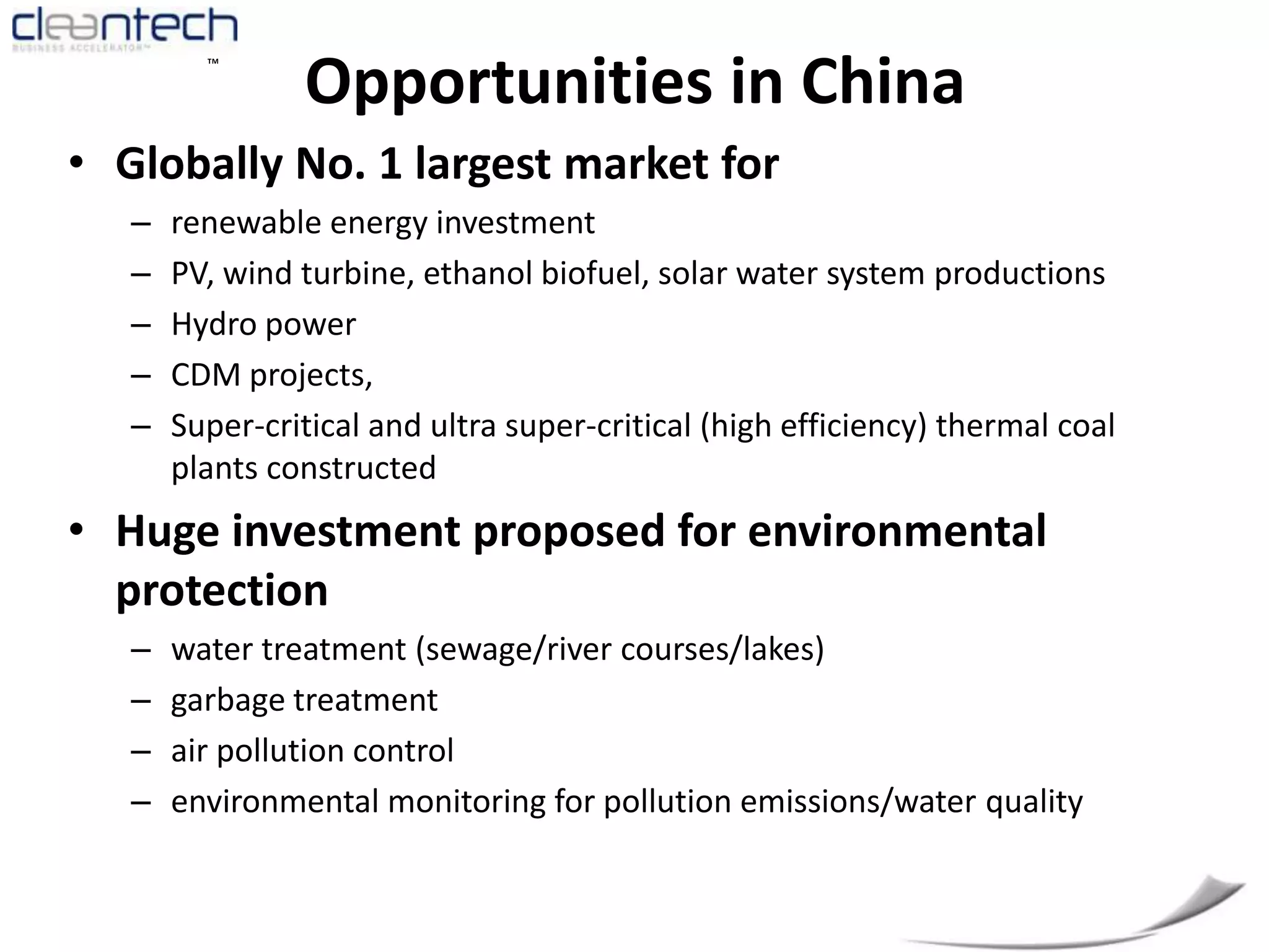 China/Australia R&D ComparisonSource: OECD, Main Science & Technology Indicators, Vol 2010/1Australia spends proportionally 6 times more on Basic Research. Correspondingly, China spends significantly more money on DEVELOMENT as opposed to RESEARCH compared to Australia. Around 80% of all funding in R&D in China is on DEVELOPMENT.
