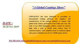 Chinacoat  trade show
