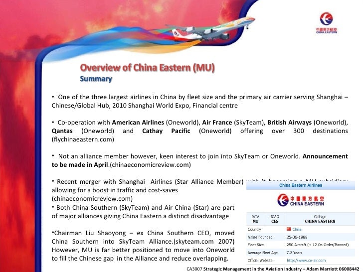 china eastern airlines one world