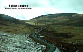 青藏公路和青藏铁路
Qingzang Highway and Qingzang Railway
 