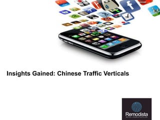 Insights Gained: Chinese Traffic Verticals

 