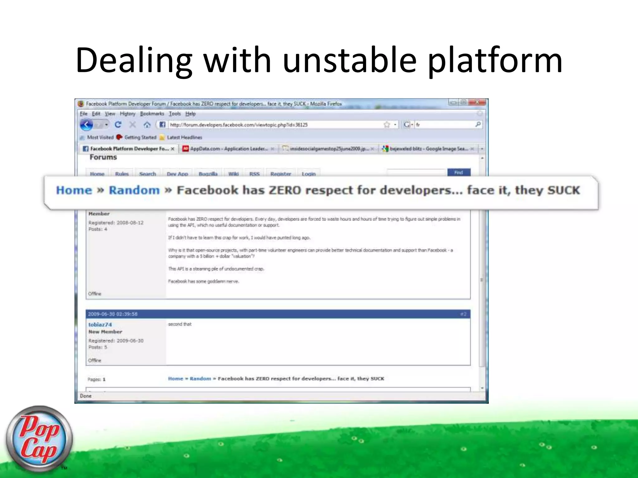 Dealing with unstable platform