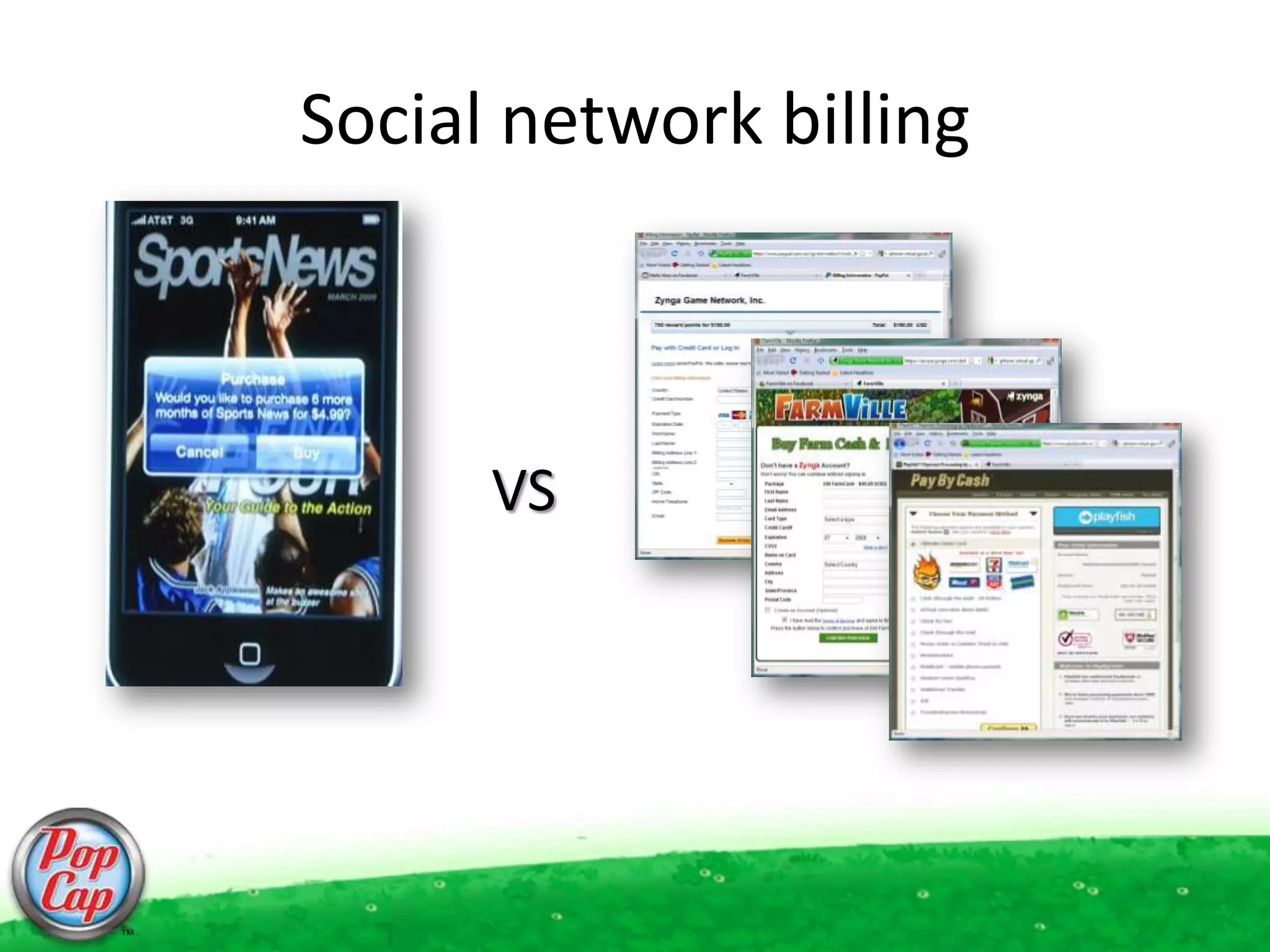 Social network billingVS