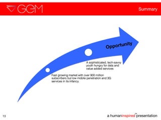 Summary a human inspired  presentation TM 13 Opportunity 