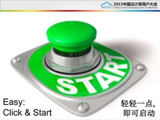Easy:
Click & Start
轻轻一点,
即可启动
 