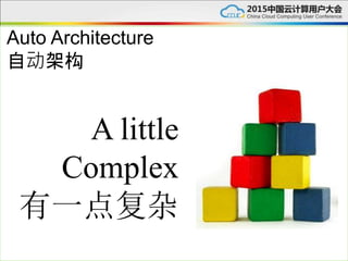 A little
Complex
有一点复杂
Auto Architecture
自动架构
 