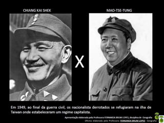 Oficina elaborada pela Professora FERNANDA BRUM LOPES - Geografia  