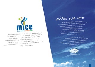 Mouse Brochure.pdf China Packages MICE Brochure by Cox and Kings | PDF