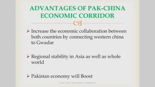 China pakistan economic corridor | PPTX