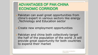 China pakistan economic corridor | PPTX