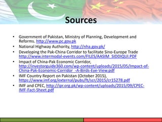 China pakistan economic corridor Project | PPTX