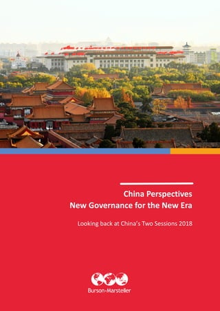 China Perspectives
New Governance for the New Era
Looking back at China’s Two Sessions 2018
 