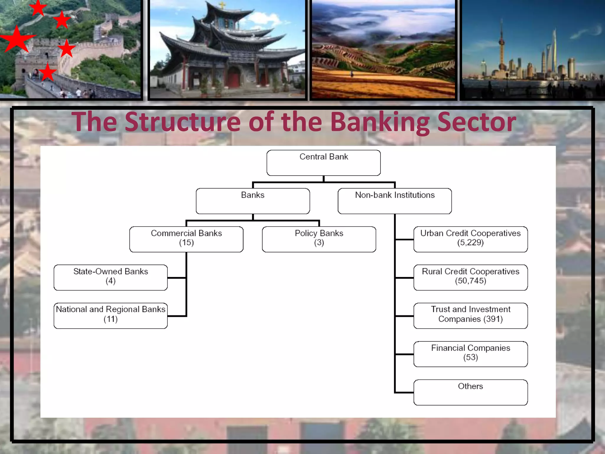 The Structure of the Banking Sector
 
