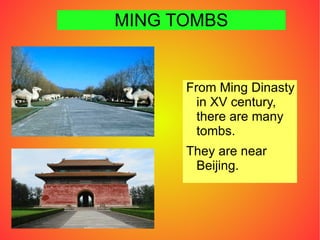 FORBIDDEN CITY <ul>Built in 1420. It was an  imperial palace  from Ming Dinasty with many rooms,  temples for  imperial fa...