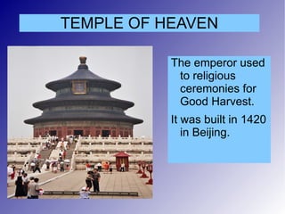 MING TOMBS <ul><li>From Ming Dinasty in XV century, there are many tombs. 