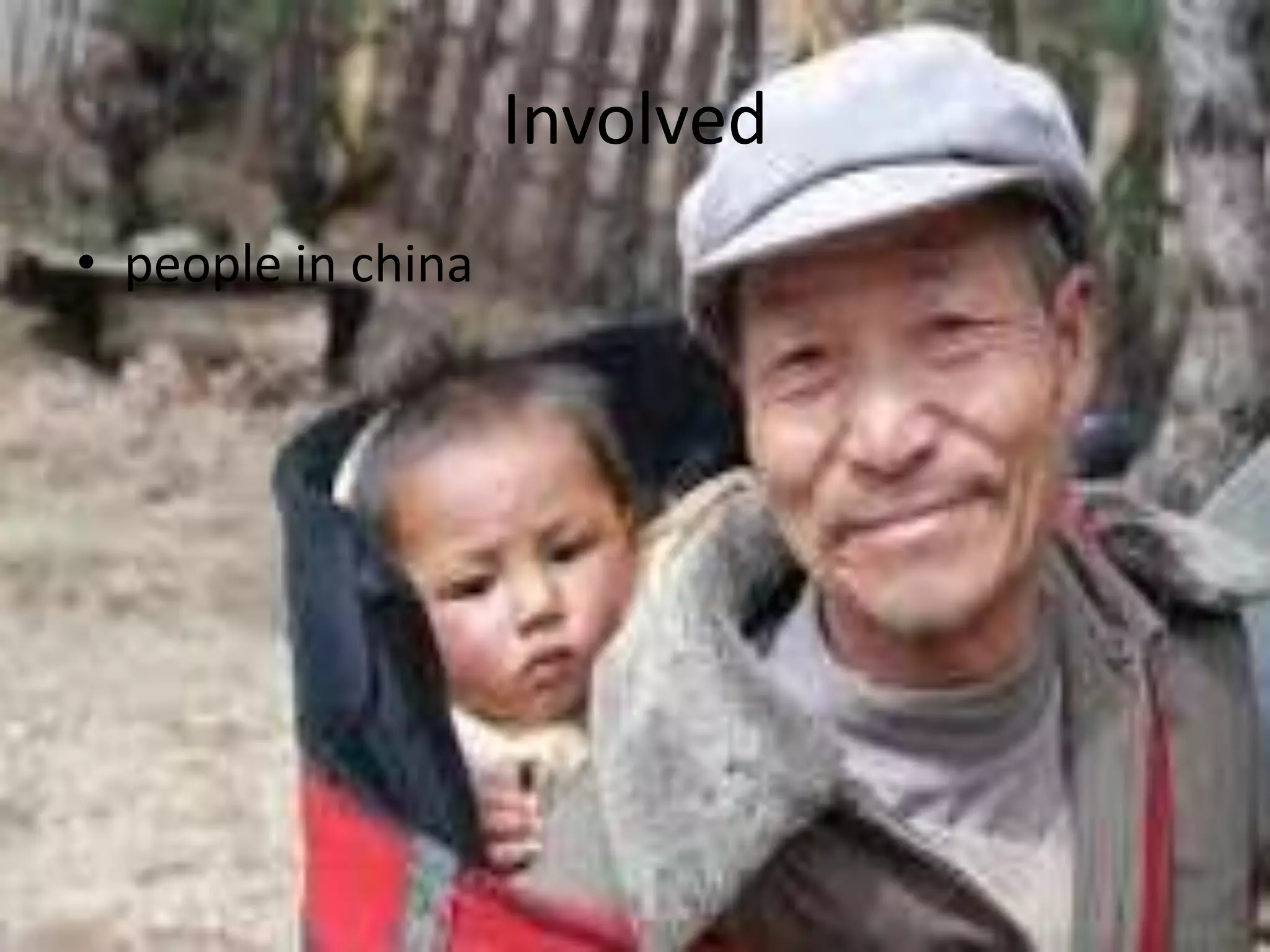 Involvedpeople in china