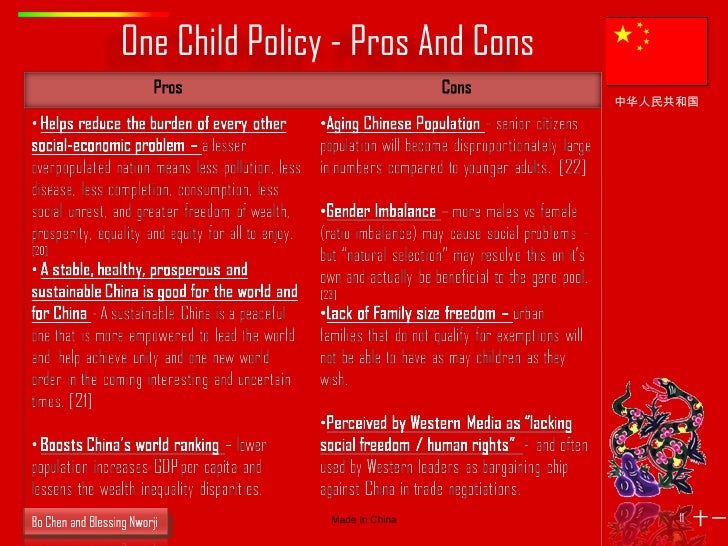 Pros And Cons Of Population Policy