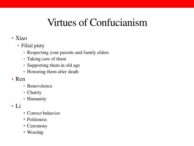 the 5 virtues of confucius Presents an essay which compares aristotle's conception of virtue with confucius' key notion `ren,' also interpreted as virtue definition of the word virtue how was the word ren employed in the `book of poetry' topics related to practical wisdom as discussed by aristotle. the 5 virtues of confucius Presents an essay which compares aristotle's conception of virtue with confucius' key notion `ren,' also interpreted as virtue definition of the word virtue how was the word ren employed in the `book of poetry' topics related to practical wisdom as discussed by aristotle.