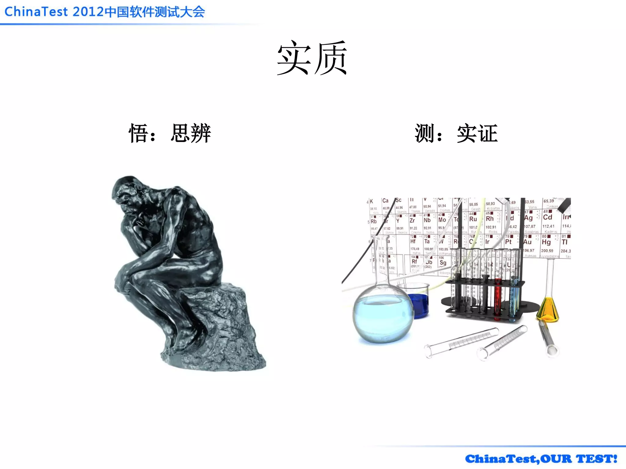 实质
悟：思辨        测：实证
 