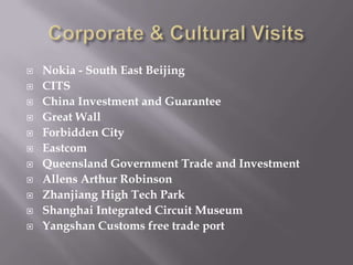 Capital BeijingChinaTriggers of the “Take Off” process: