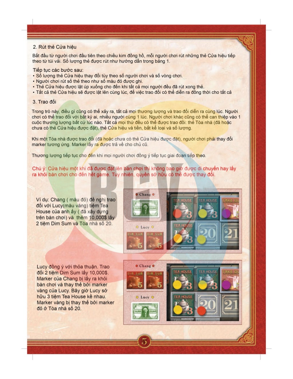 Chinatown Board game - Giao thương ở Phố Hoa kiều