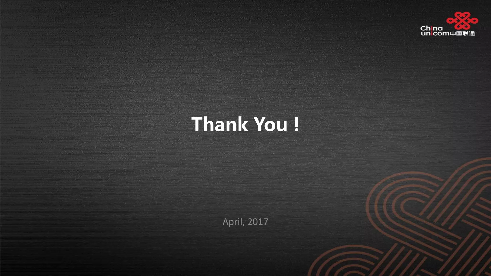 Thank You !
April, 2017
 
