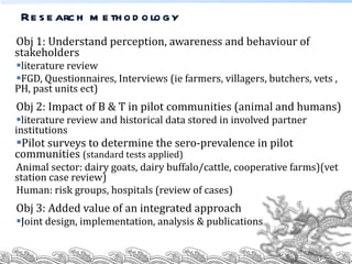Ecosystem approaches to the better management of Brucellosis and Toxoplasma in Yunnan Province, China