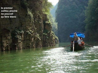 le premier  caillou pioché  ne pouvait  qu’être blanc 