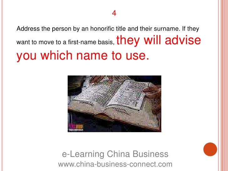 Chinese Business Meeting Etiquette