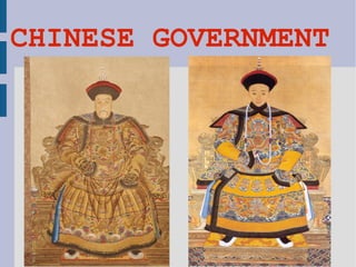 CHINESE GOVERNMENT   