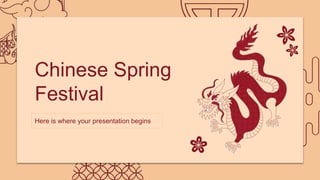 Chinese Spring
Festival
Here is where your presentation begins
 
