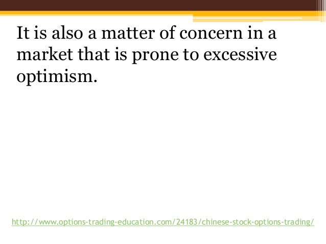 Options trading china
