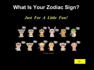 What Is Your Zodiac Sign? Just  For  A  Little  Fun! 