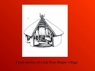 Cross-section of a hut from Banpo village
 
