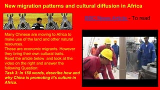 Migrant Diffusion Chinese cultural diffusion | PPTX