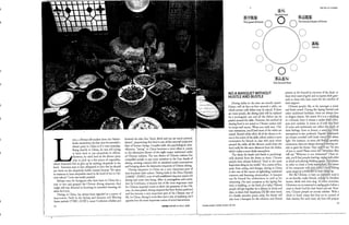 Chinese Dining Custom and Chopsticks