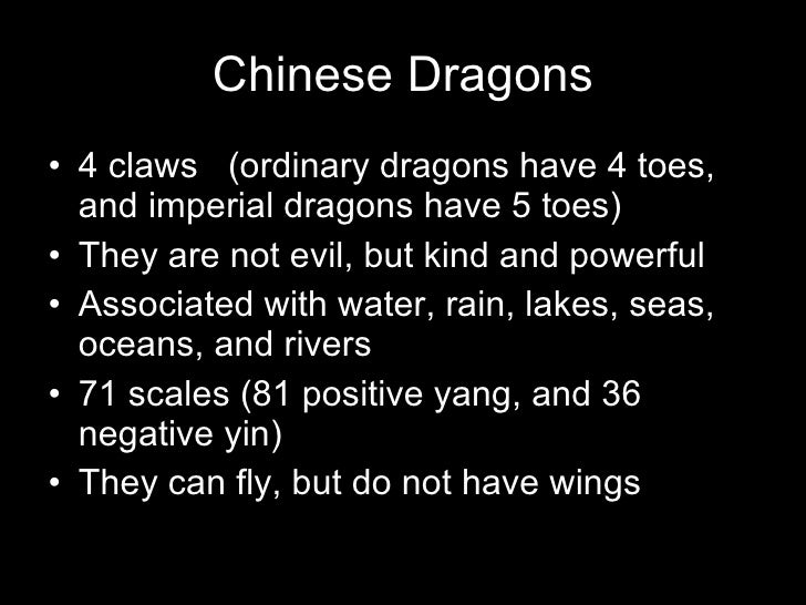 Chinese dragons