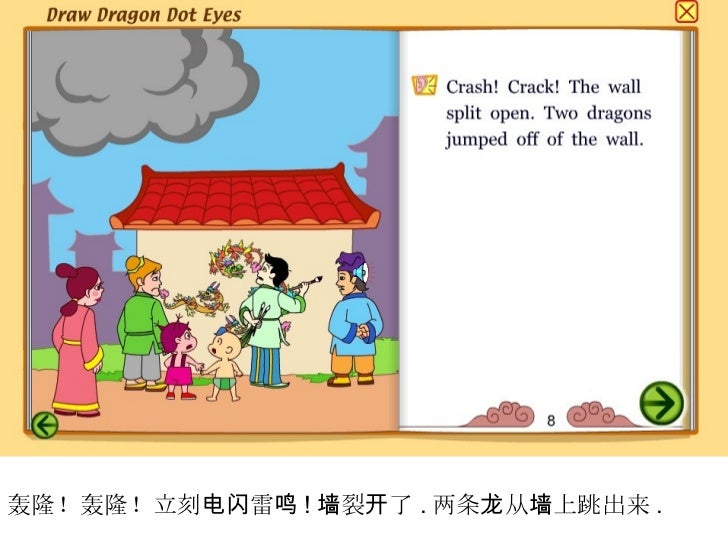 Chinese FableDraw Dragon Dot Eye