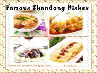 Famous Shandong Dishes  