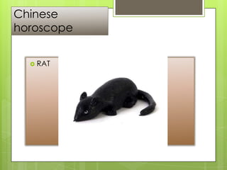 Chinese
horoscope
 RAT

 