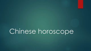 Chinese horoscope
 