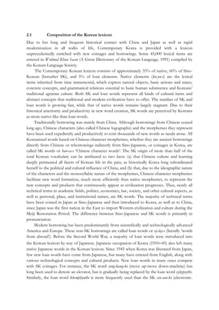 Chinese Impacts On The Korean Language | PDF