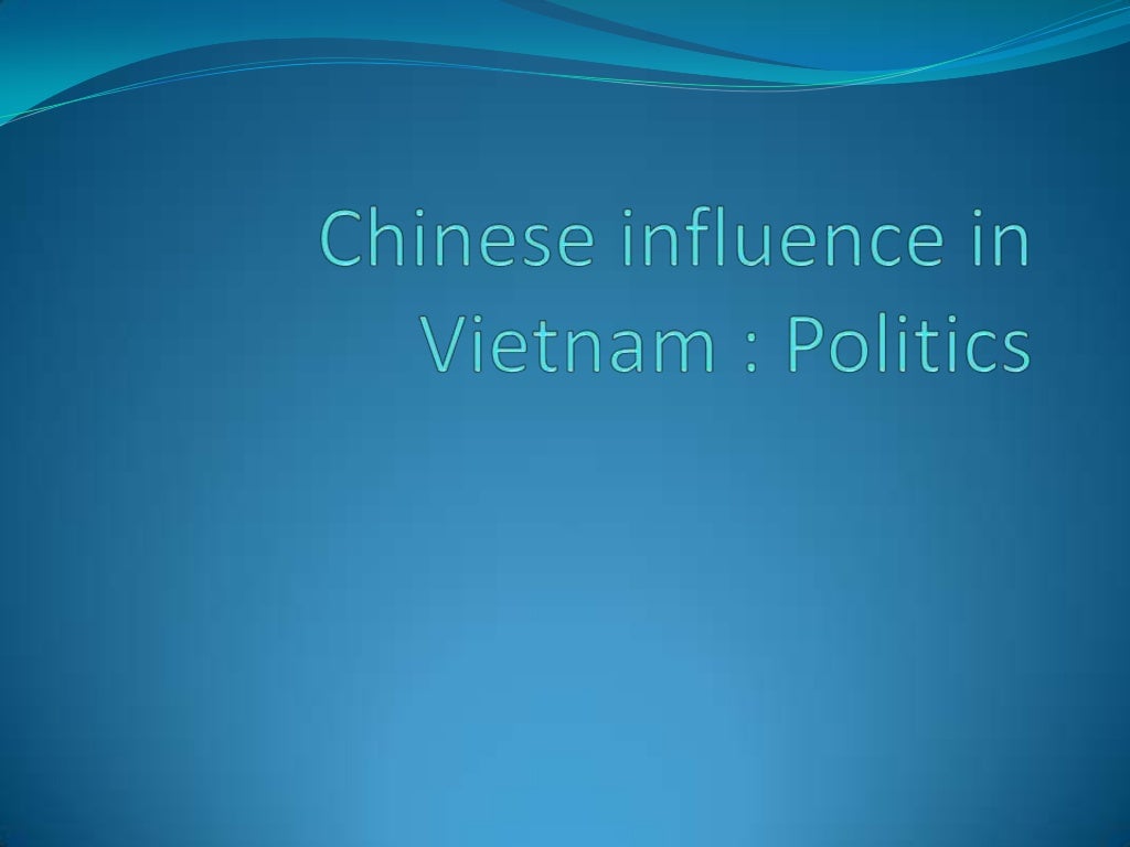 Chinese influence in vietnam