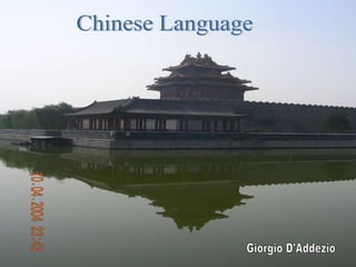Chinese Writing Chinese Language Giorgio D'Addezio 