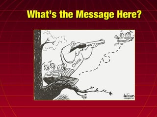 What’s the Message Here?What’s the Message Here?
 