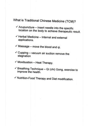 Chinese Medicine - Acupuncture