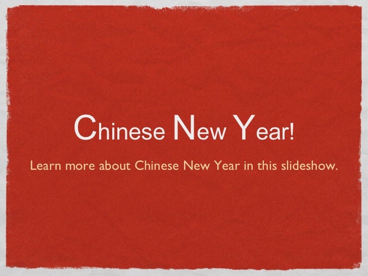 Chinese New Year