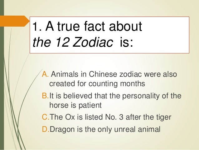 Chinese New Year Quiz Chinese New Year Quiz